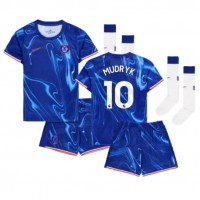 Chelsea Mykhailo Mudryk #10 Replica Home Minikit 2024-25 Short Sleeve (+ pants)